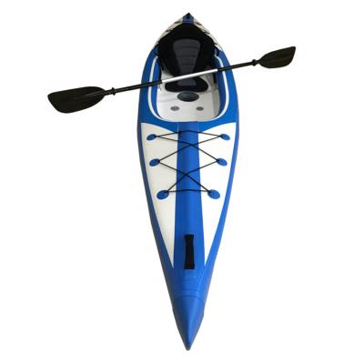 China High quality drop material blue single point inflatable kayak water sports HL-K1 boat shell for canoe tour boat for sale for sale