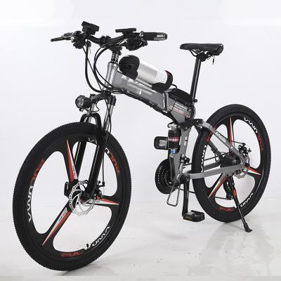 China Aluminum alloy Eu warehouse 48V 10A lithium battery power assisted folding mountain e bikes 500watts electric bike bicycle for sale