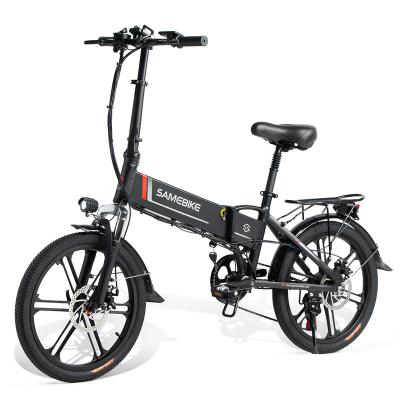 China Aluminum alloy RTS USA EU warehouse e-bike drop shipping fold e bicycle road ebike city cycle folding electric bike for sale