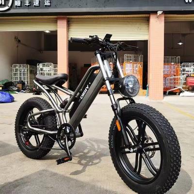 China RTS fat tire ebike 500W 750W 1000W steel drop boarding retro bicycle dirtbike sports road e-bike dirt cycle mountain electric bike for sale