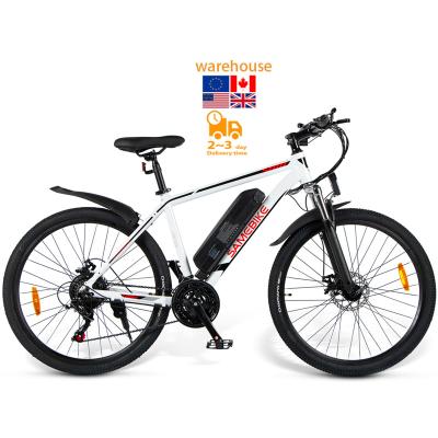 China EU warehouse aluminum alloy 26 inch folding e dirt bike city mountain electrica adult bicycle for sale