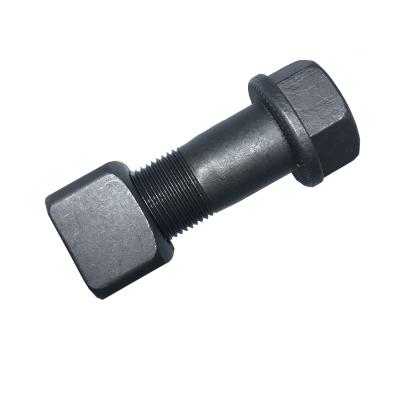 China Steel M14 M16 M18 M20 M12 Track Bolt With Flange Excavator Bucket Bolt Grade 12.9 Fasteners Plow Track Shoe Bolts And Nuts for sale