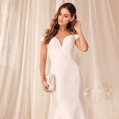 China Verdaise Dry Cleaning Wish to Love Off-the-Shoulder Mermaid Maxi Dress for sale