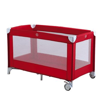 China Modern Simple Single Layer Baby Ded BB Play Bed Multifunctional Foldable Portable Bed for sale