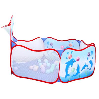 China Safety Modern Multi-Function Modern Assembly Children's Folding Bed Classic Baby Playpen With Net for sale