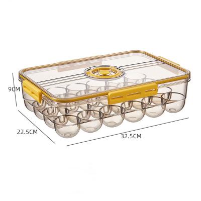 China Freshness Preservation Storage Glass Food Container Safe Egg Box Storage Rack for sale