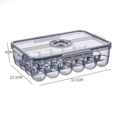 China Freshness Preservation 32.5*22.5*9cm Borosilicate Gray Color Egg Holder Glass for sale