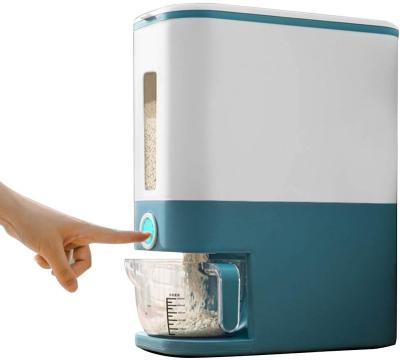 China Freshness Preservation Rice Dispenser 25 Kg Korea Rice Dispenser Rice Bin Dispenser for sale