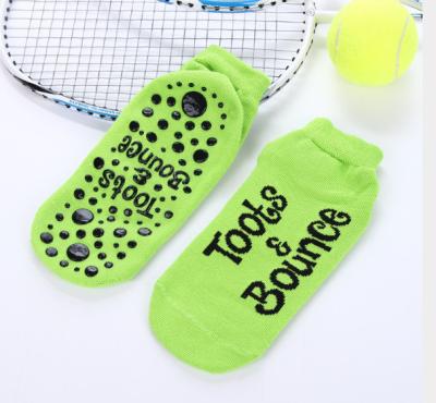 China Available Various Color Trampoline Grip Socks High Jump Knitting Socks For Happy Sky Zone for sale