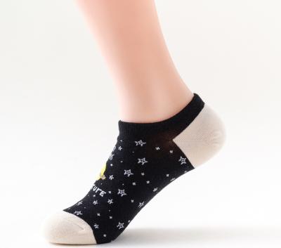 China Extra Low Cut Ladies Ankle Socks , Fashionable Sport Colorful Ankle Socks for sale