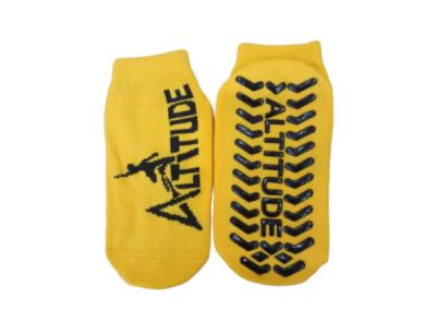 China Polyester Altitude Trampoline Park Anti Slip Sports Socks For Adult / Children Custom Logo for sale