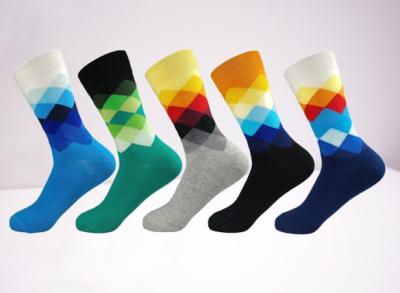 China Fashion Happy Socks Men  , Assorted Colorful Premium Cotton Sock For Women for sale