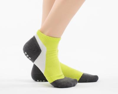 China Cotton Women Yoga Grip Socks Non - Slip Towel Bottom Dance Adult Female Gym Socks for sale