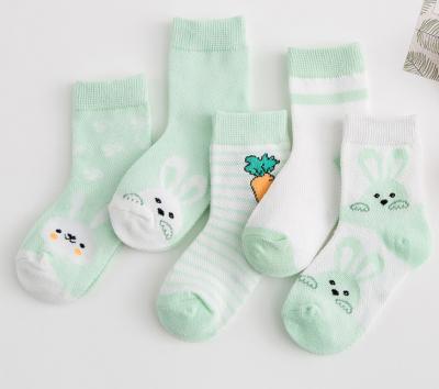 China Cotton Newborn Crew Socks for sale