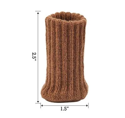 China Custom Fashion Furniture Pads High Elastic Floor Protectors Non Slip Chair Leg Feet Socks Covers Set for sale