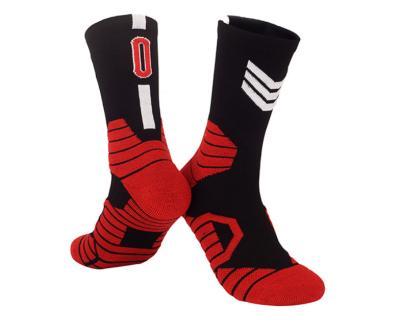 China Latest Design Custom Sportswear Socks Running Athletic Compression Basketball Football Socks for sale