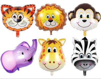 China Fun JUNGLE SAFARI ANIMALS BALLOONS for Jungle Safari Animals Theme Birthday Party Decorations for sale