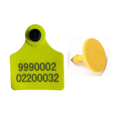 China Hot Farm Animal ID Tracking Management Selling Ultra High Frequency RFID Ear Tags For Cattle, For Pig/Cattle/Cow ID Tracking Etc. for sale