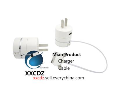 China Universal Lastest Mobile Phone Wall Charger DOCK/Lighting/MicroUSB For gift for sale