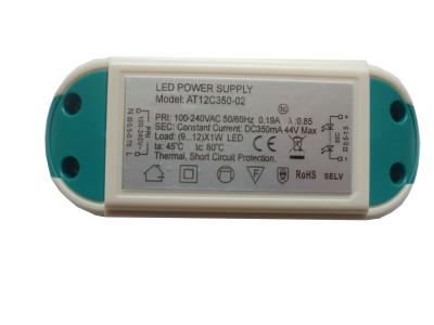 China High Power Factor 12V Constant Voltage Led Driver / 6W Led Strip Power Supply for sale