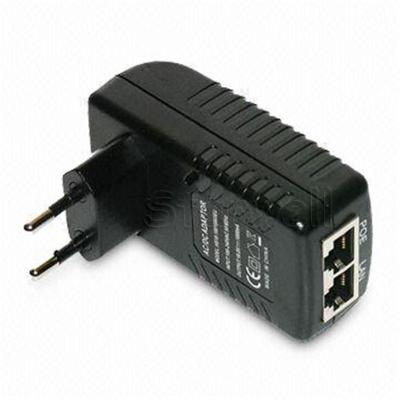 China De muur zette 48V 0.5A POE EU/USA Adapter op/stopt 24W Wisselstroomadapter RJ45 Te koop