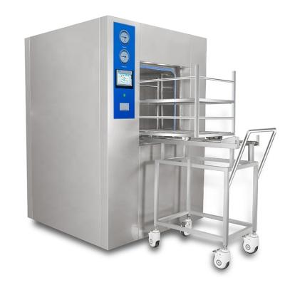 China food & Beverage Shops VST-0.25SF Customizable Double Door 250L Pulse High Pressure Steam Sterilizer For Pharmaceutical Use for sale