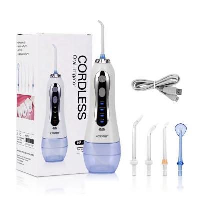 China IPX7 Waterproof Usb Rechargeable Water Flosser For Teeth Cordless Portable Teeth Cleaning Electric Toothpick Homecare Factory Price for sale