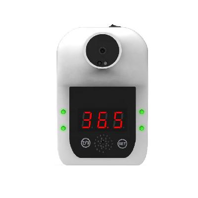 China Brand New Contactless Temperature Checking Made In China Thermometer 2 In 1 Temperature Checking With Stander Wall-mount for sale