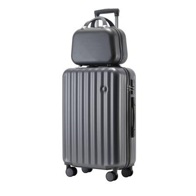 China Wholesale New Design ABS Trolley Luggage Hardshell Luggage Sets High Quality Cabin Case Suitcase ABS Travel Ready Stock for sale