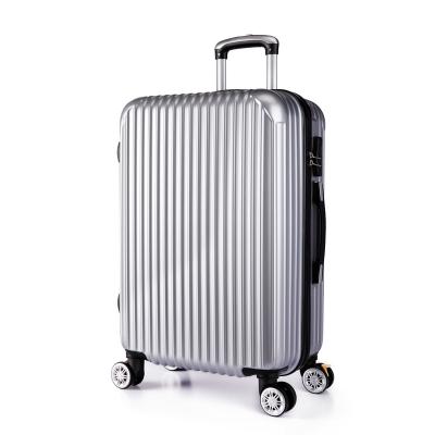 China New Lightweight ABS Large Capacity 20 24 28 Inch Small Checked Luggage Rolling Media In Travel Suitcase 2023 for sale