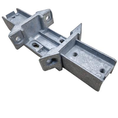 China Industrial Furniture Leg T Shape Aluminum Alloy Three Way Connector Accessories for sale