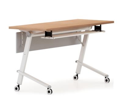 China Wholesale Modern Foldable Manufacturing Desk Folding Mobile Training Room Table for sale