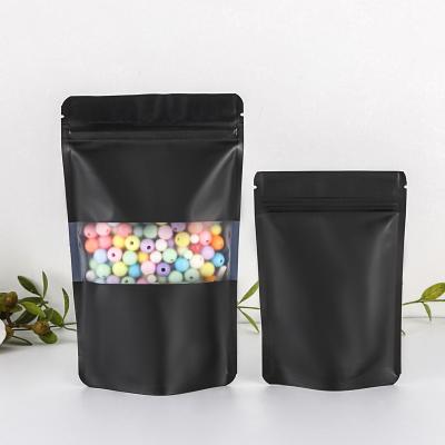 China Dana Color Safety Frosted Food Packaging Self Sealing Dry Bag Fruit Window Bag Plastic Transparent Sealing Bag for sale