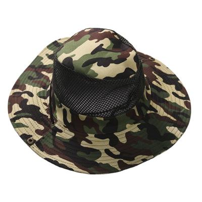 China Fashion\Breathable Camouflage Premium Quality Wide Bucket Hats Comfortable\Sun Durable UV Resistant Bucket Hats for sale