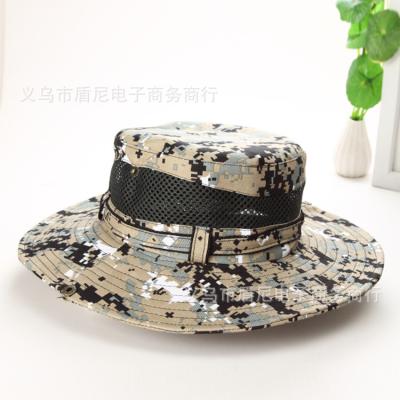 China Fashion\Direct Selling Breathable Hollow Sun Hat Comfortable\Durable Hat UV Resistant Camouflage Sun Hat for sale