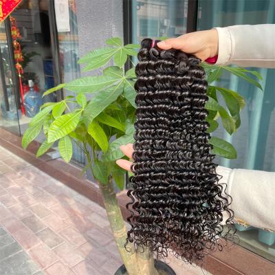 China Curly 100% Virgin Brazilian Curly Raw Cuticle Aligned Hair Weave Bundles Deep Wave Bundle Hair Vendor Hair Extension for sale