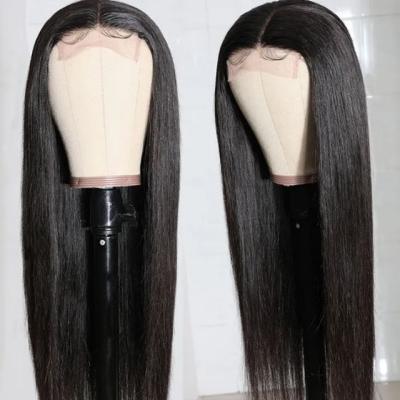 China Natural Straight Lace Front Wigs For Black Women Body Wave Human Hair Brazilian HD Full Lace Wig Wholesale for sale