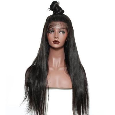 China Hd Brazilian Full Lace Wigs Hair Body Wave Virgin Virgin Hair Front Wig With Baby Hair Straight Hair For Black Women for sale