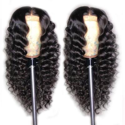 China Cheap Raw Indian Body Wave Virgin Hair Wigs Full Lace Front Wigs Kinky Curly Human Hair 13x4 13x6 For Black Women Seller for sale