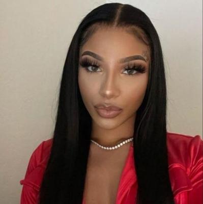 China Body Wave 10A Pre Plucked Full Lace Wig With Raw Indian Baby Hair Virgin Cuticle Aligned Lace Front Wig Hair Vendors for sale