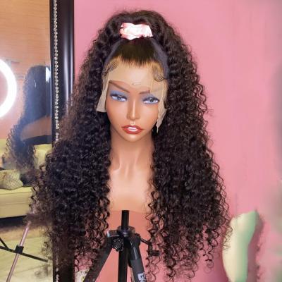 China Wholesale Cheap Transparent Human Hair Wig 100% Virgin HD Full Lace Body Wave Brazilian Hair Lace Front Wig for sale