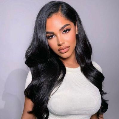 China Body Wave Virgin Lace Closure Wigs Brazilian Transparent Body Wave 4*4 HD Lace Closure Wig Cuticle Aligned Hair for sale