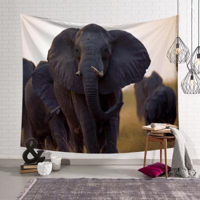 China Health Care Institutes Fast Delivery Decoration Indoor Tropical Rainforest Animals African Tapestry for sale