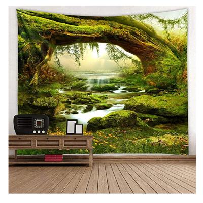 China China Manufacturer Home Decoration High Quality Peach Skin Fabric Wall Hanging Sun Care Institutes Soft And Brook Tapestry for sale