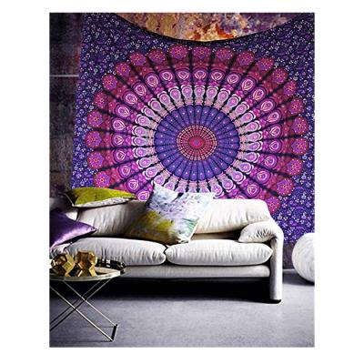 China Health Care Institute Cayen Wholesale 100cmx150cm Purple Datura Stramonium Indoor Outdoor High Quality Printed Tapestry for sale