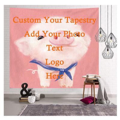 China High Quality Home Decoration Health Care Institutes Room Free Design Printing Custom Wall Hanging Tapestry for sale