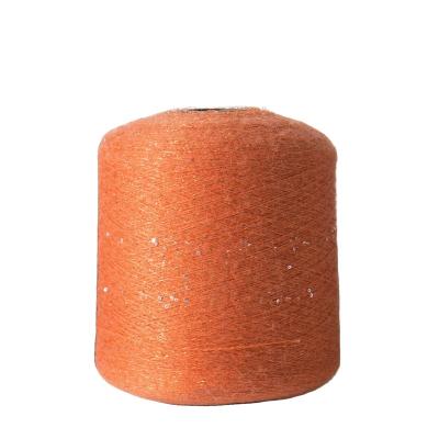 China Anti-pilling Manufacturer Stock High Quality Fashion Bead Shine Fancy Yarn 43% Polyester 40% Viscose 17% Nylon for knitting for sale