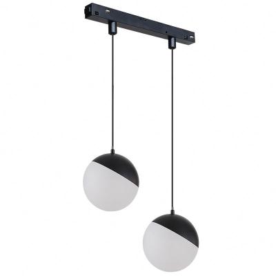 China Modern Magnetic Ball Decoration Pendant Light LED Track Light System Recessed Track Line Lamp Magnet Chandelier For Living Room for sale