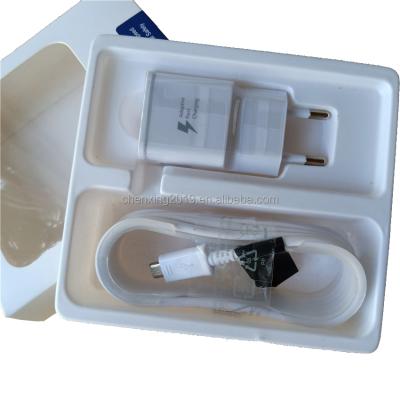 China 5pc mobile phone OEM s8 fast charger mobile phone chargers suit for original Samsung s8/s9 mobile phone travel fast charger set for sale