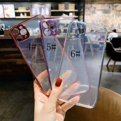 China iPhone11 TPU Cell Phone Case Fits IP 11pro Plating Lens Maximum Hole Inclusive Thin Soft Shell TPU Protective Sleeve for sale